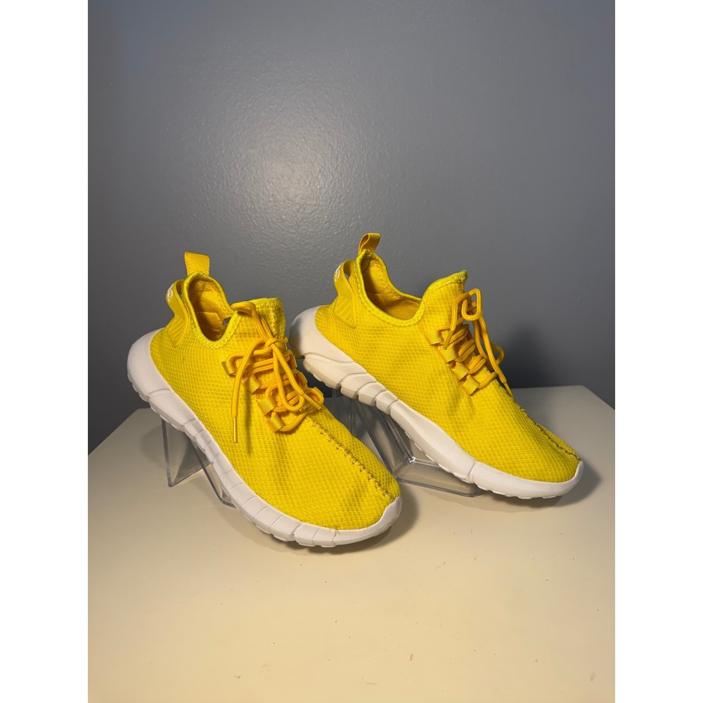 SIKTEQ Women Yellow Mesh Lightweight Athletic Running Sneakers Shoes W 9